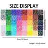 40-Color Resin Jelly Flatback Rhinestones Kit for Crafts & Nail Art