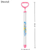 Pink pull-back water splash toy gun with a handle and barrel