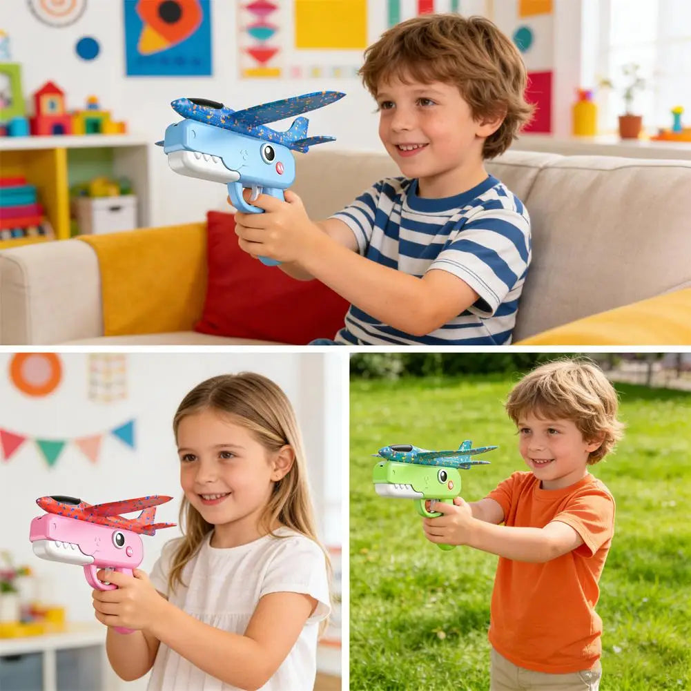 Catapult Foam Glider Plane Launcher Toy