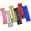 10-Hole C Key Harmonica with Vibrant Metal Shell