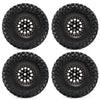 Brass Beadlock Wheel & Tire Set for 1/24 & 1/18 RC Crawlers