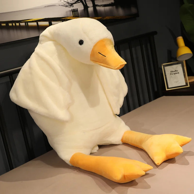 Extra-Large Yellow Duck Plush Pillow