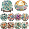 Set aus Diamantmalereien mit floralen und naturinspirierten Motiven wie Pflanzen, Blumen und Meereslebewesen.