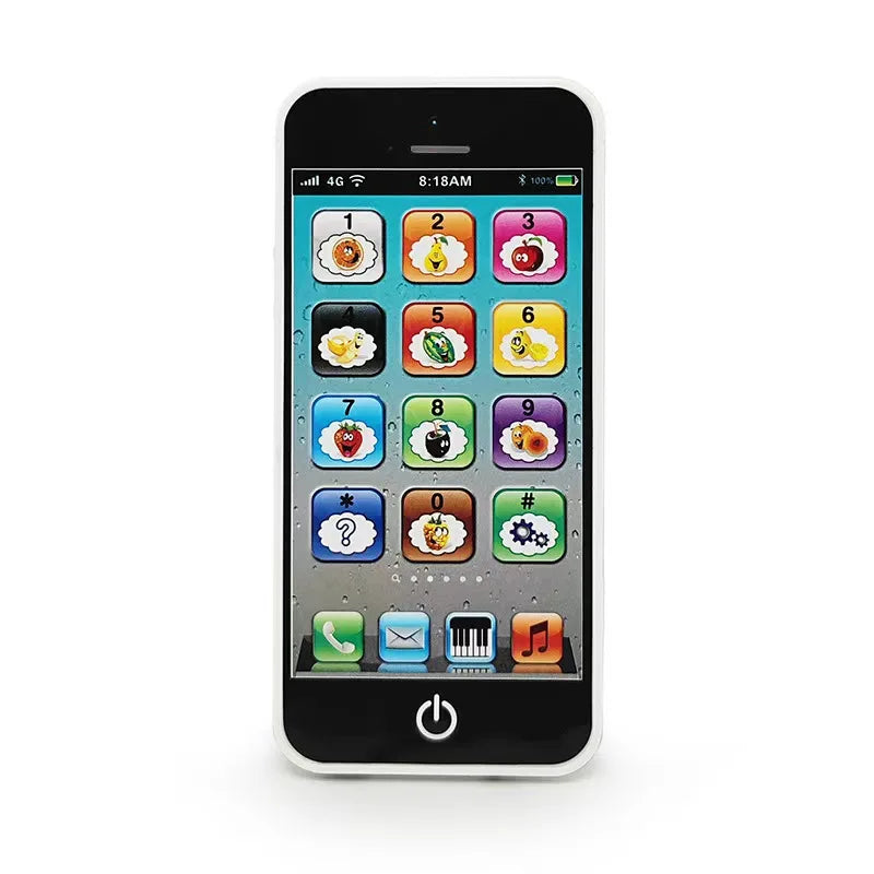 Kids' Interactive Learning Phone – Musical Toy with Lights & English Sounds