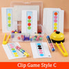 Montessori Wooden Test Tube Bead Sorting Game for Toddlers
