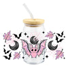 Halloween Bat Design Waterproof Cup Wrap Stickers
