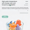 Turtle Water Play Bath Toy Set with Net and Squeeze Animals