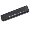 Black protective case for a 24-hole tremolo harmonica in C.