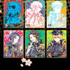 A collection of five Demon Slayer SSP Diamond Rare cards featuring characters like Tanjiro and Nezuko in various poses.