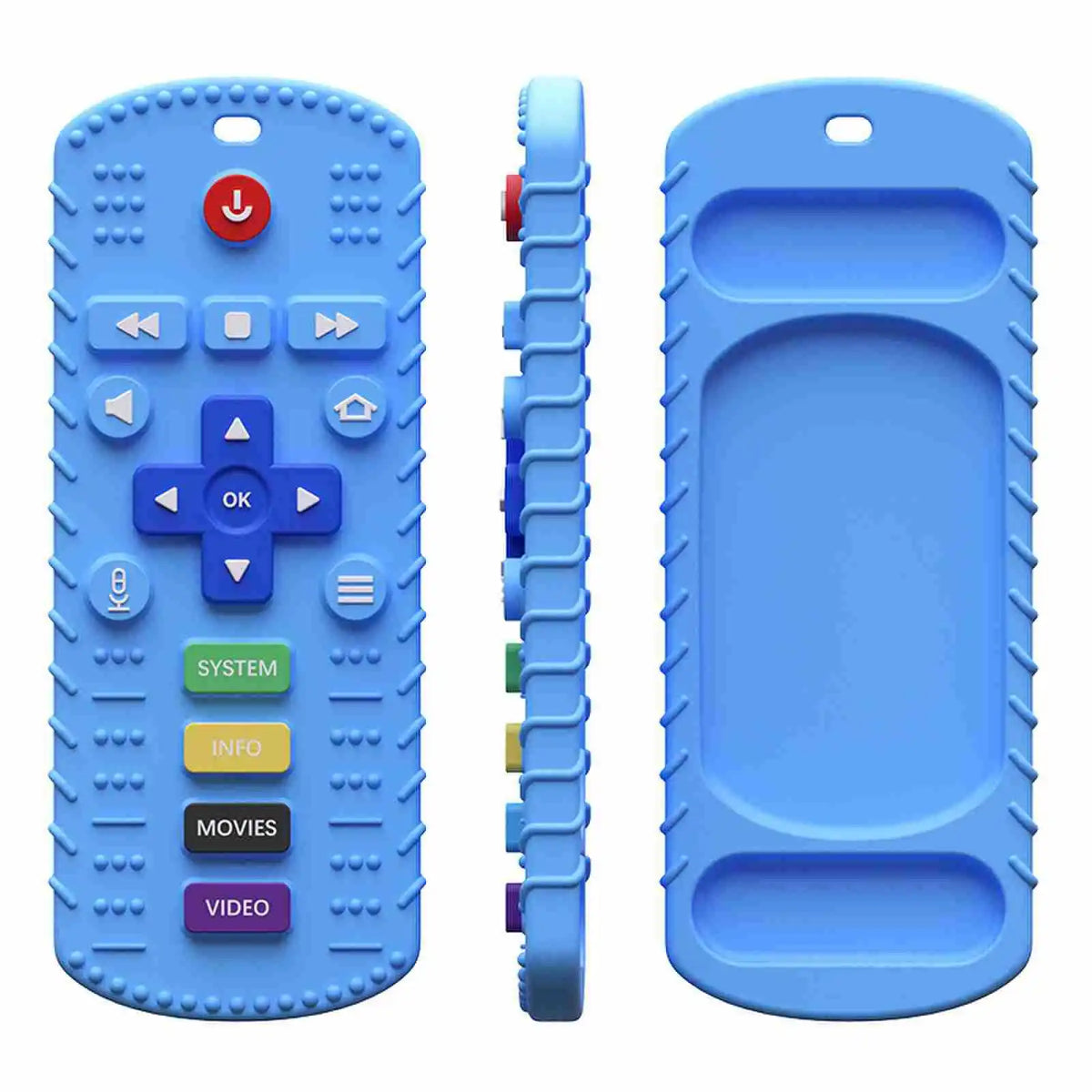 Silicone Remote Control Teether for Baby Soothing