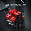 V8 Engine Model Building Blocks Set with Electric Motor