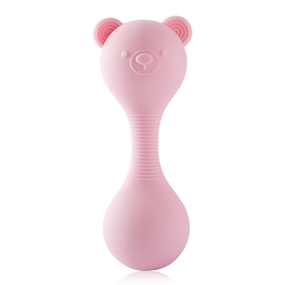Food-Grade Silicone Rattle Teether for Babies