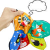 High-Contrast Tummy Time Pillow for Baby Sensory Development