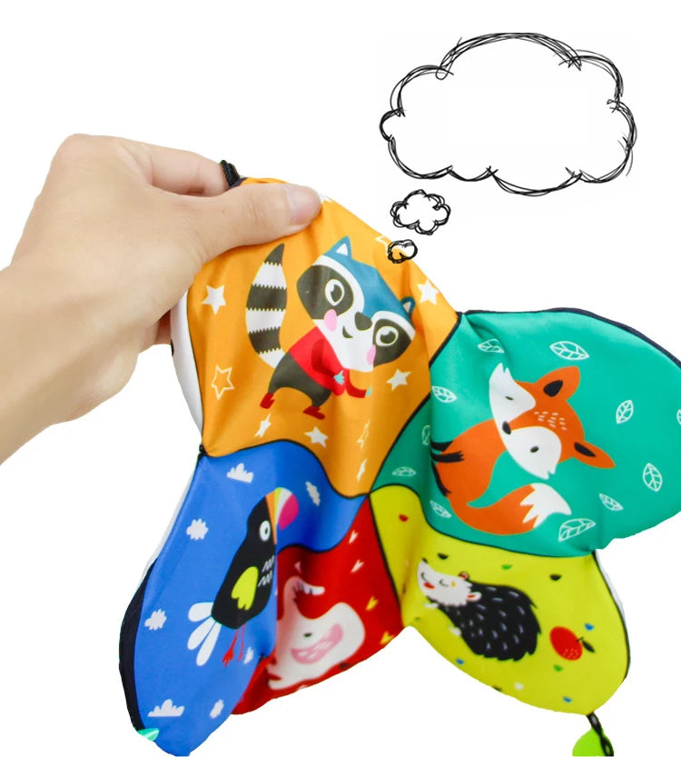 High-Contrast Tummy Time Pillow for Baby Sensory Development