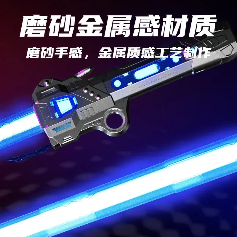 Telescopic Glow Sword with Music & Rotating Lights