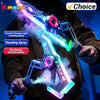2-in-1 Transformable LED Sword & Axe with Sound Effects