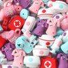 Nurse-Themed Silicone Focal Beads for Jewelry Making and DIY Crafts