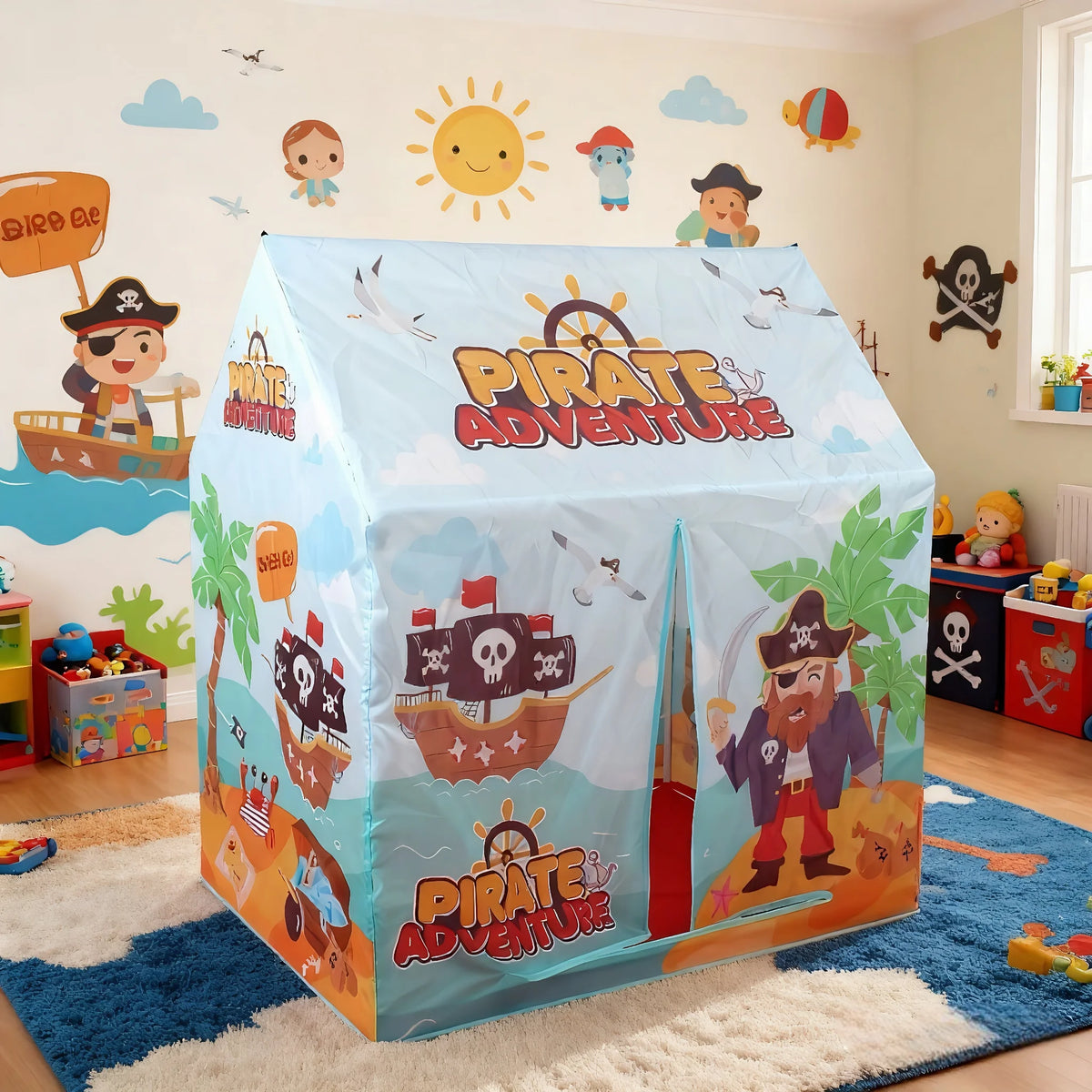 Foldable Kids Castle Play Tent – Portable Indoor & Outdoor Playhouse