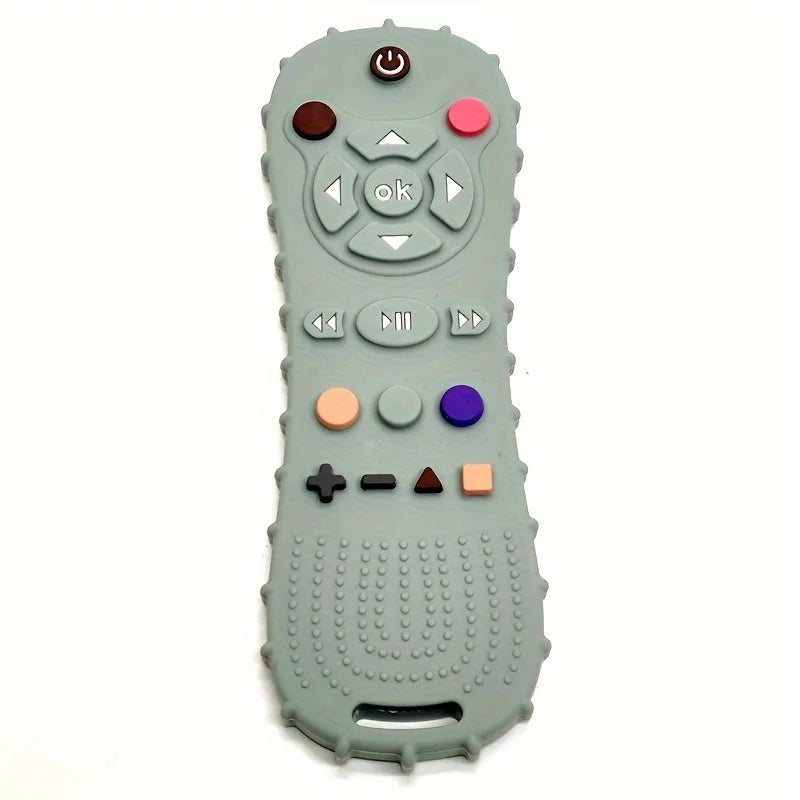Baby Silicone Teether Toy Shaped Like a Remote Control