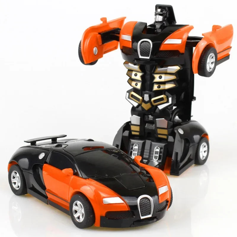 2-in-1 Transforming Robot Car Toy