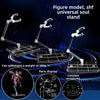 Figure model universal soul stand showing various setups and accessories