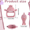 Chick-Shaped Silicone Teether Gloves for Babies