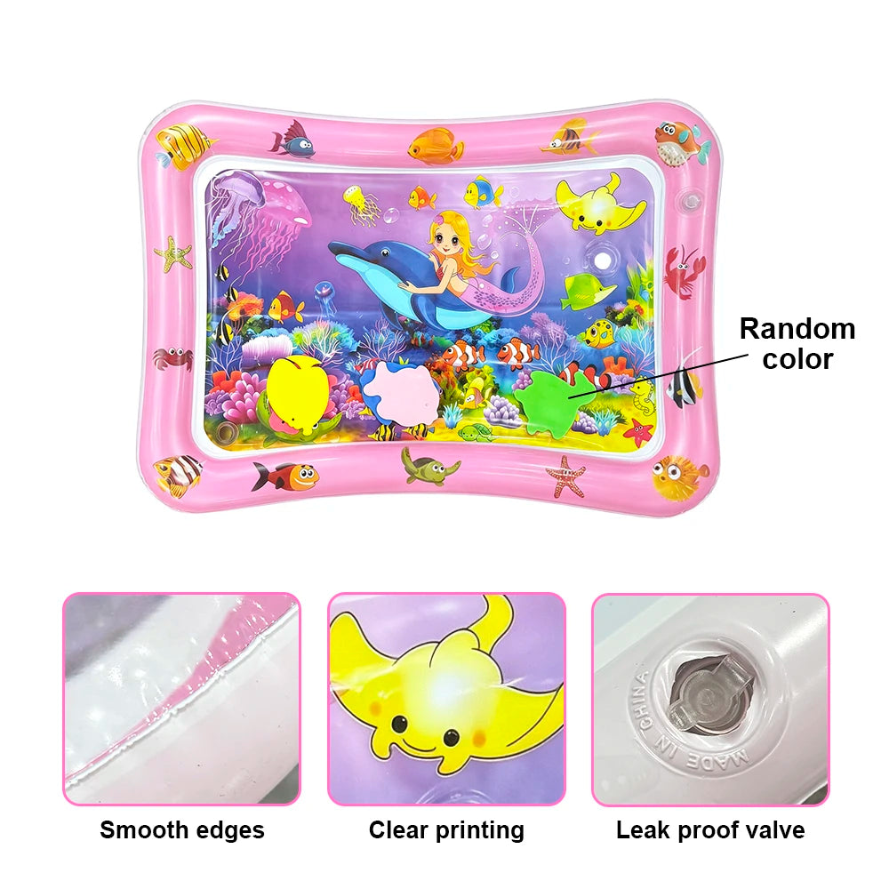 Inflatable Underwater World Water Play Mat for Babies
