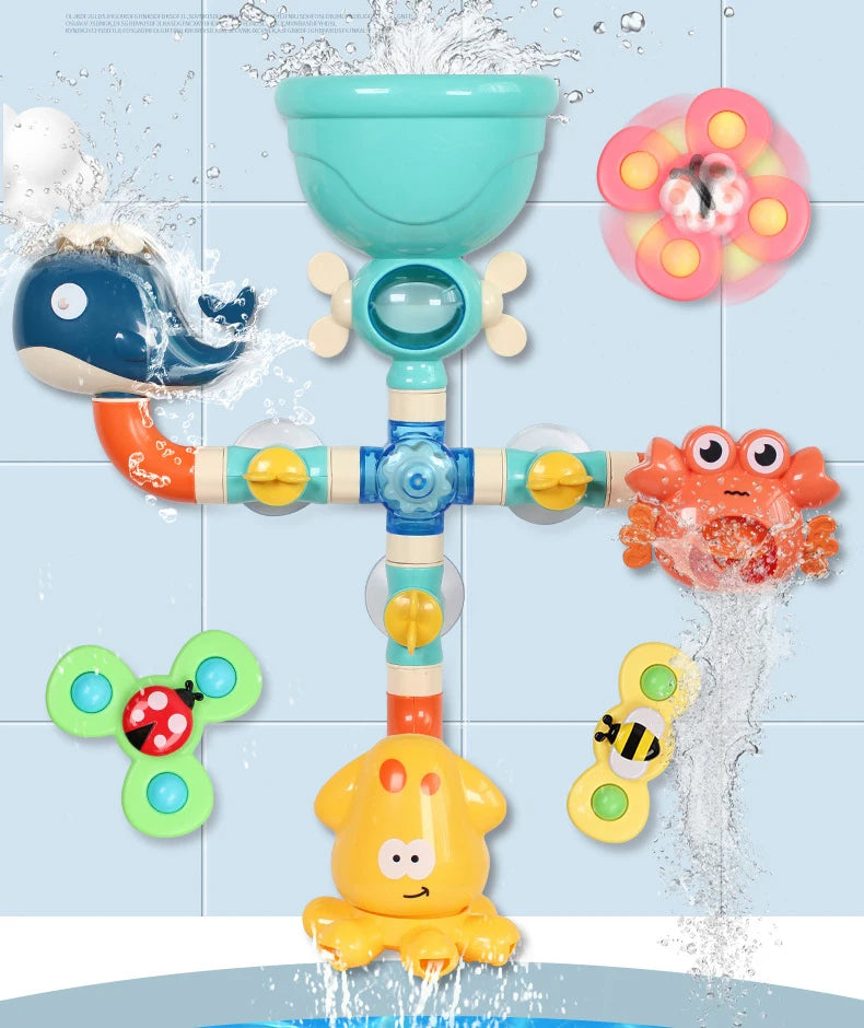 DIY Bath Pipe Toys Set for Toddlers