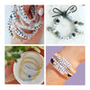 Acrylic Alphabet Beads for Jewelry Making - Mixed Letter Cubes