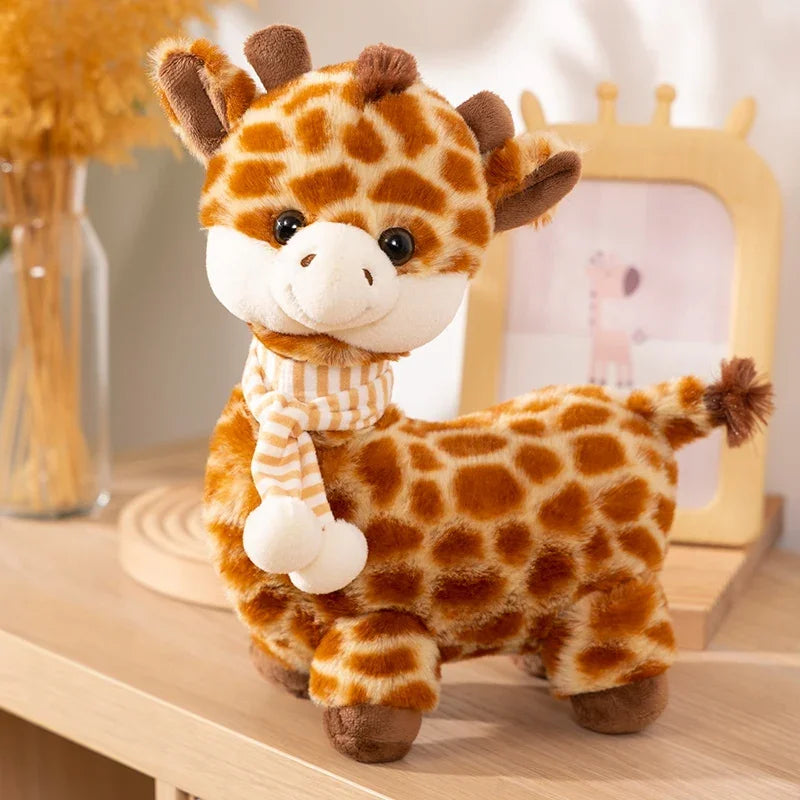 Adorable Giraffe Plush with Scarf