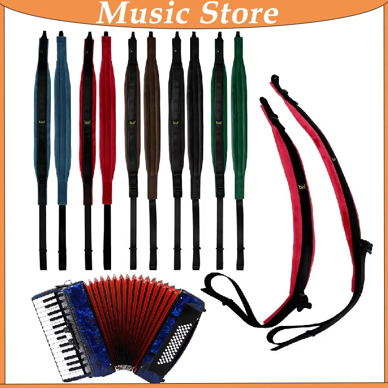 Adjustable Accordion Shoulder Straps with Soft Velvet Padding