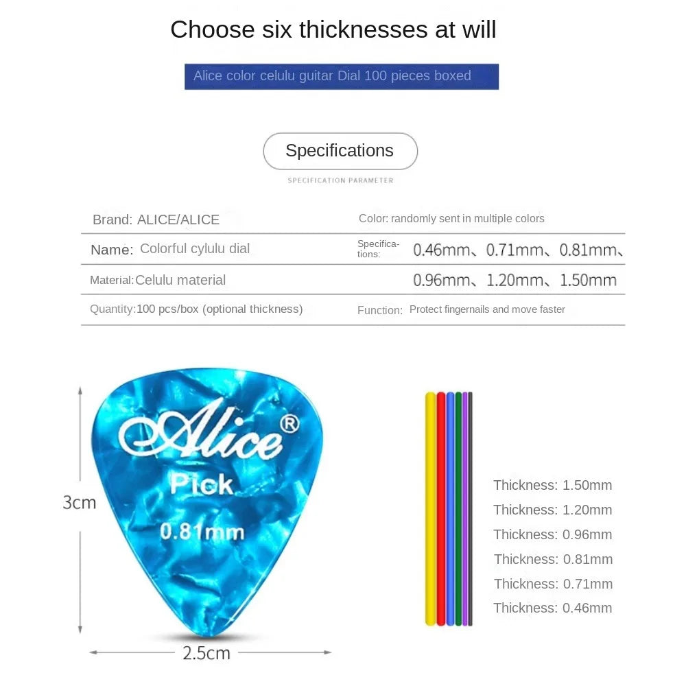 Celluloid Guitar Picks Variety Pack