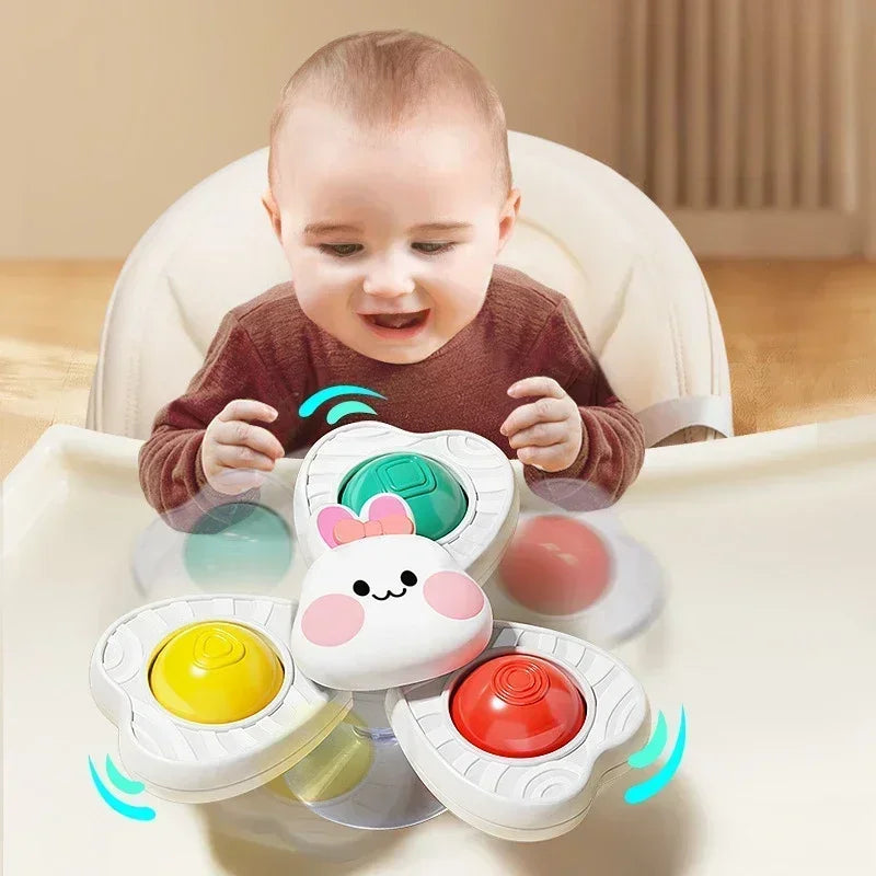 Spinning Suction Cup Bath Toys for Toddlers