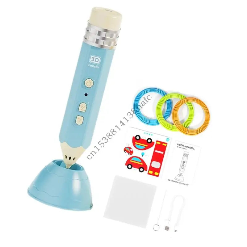 Kids Safe 3D Printing Pen With Temperature Control