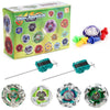 Gyro Spinning Tops Battle Set with Launchers