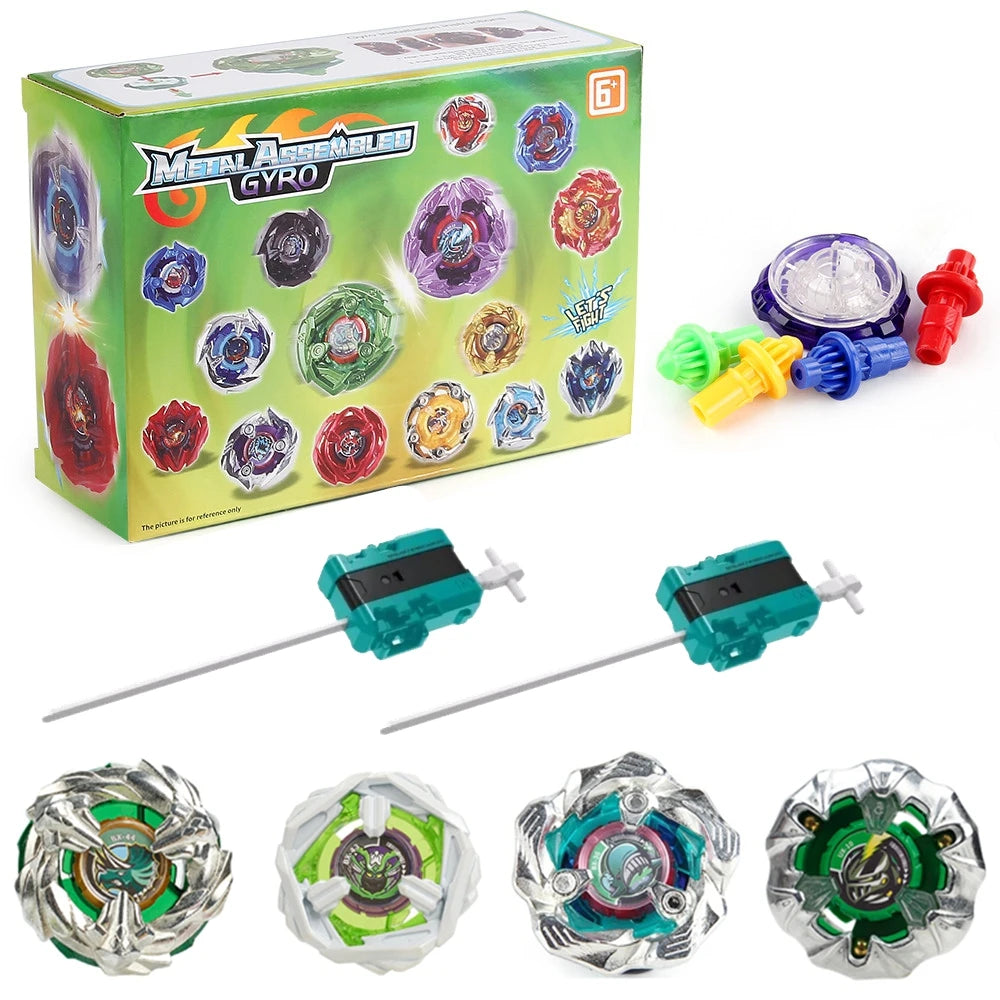 Gyro Spinning Tops Battle Set with Launchers