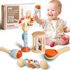 Wooden Montessori Percussion Instrument Set with Xylophone for Toddlers