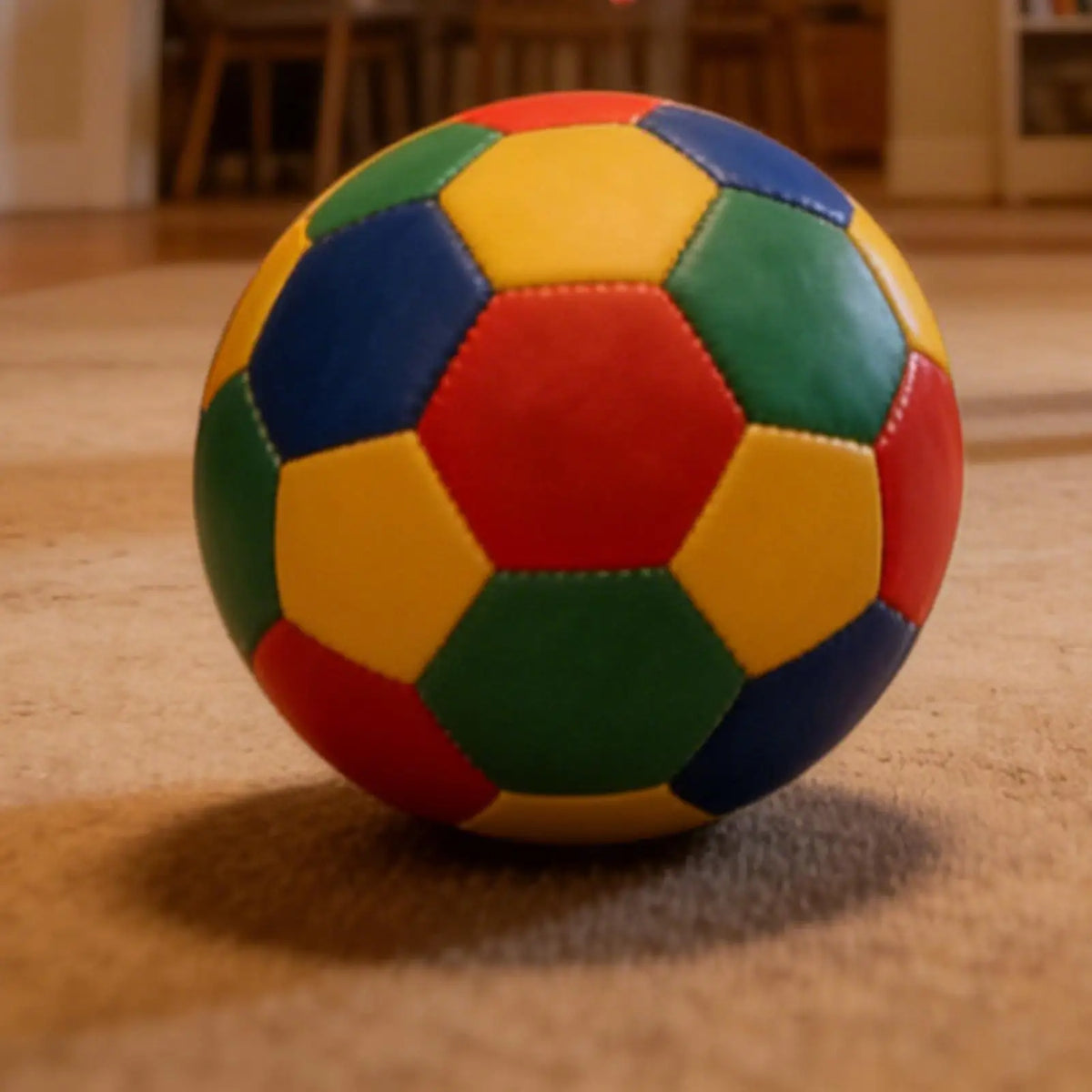 Indoor Silent Soccer Ball for Kids — Soft, Low-Bounce Foam Football
