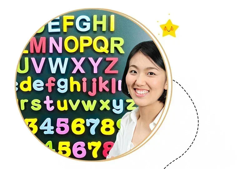 Magnetic Alphabet & Number Learning Set for Toddlers – EVA Foam Fridge Magnets