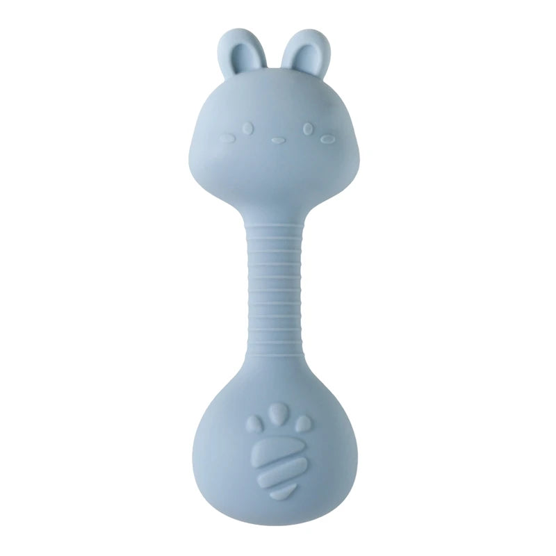 Food-Grade Silicone Rattle Teether for Babies