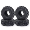 1.0" Mud Terrain Tires for 1/18 & 1/24 RC Crawlers (4-Pack)