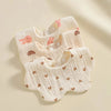 Unisex Newborn Baby Bibs Set with Burp Cloths