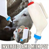 Hangable Lamb Nursing Bottle with Soft Nipple for Goat, Calf, and Cattle
