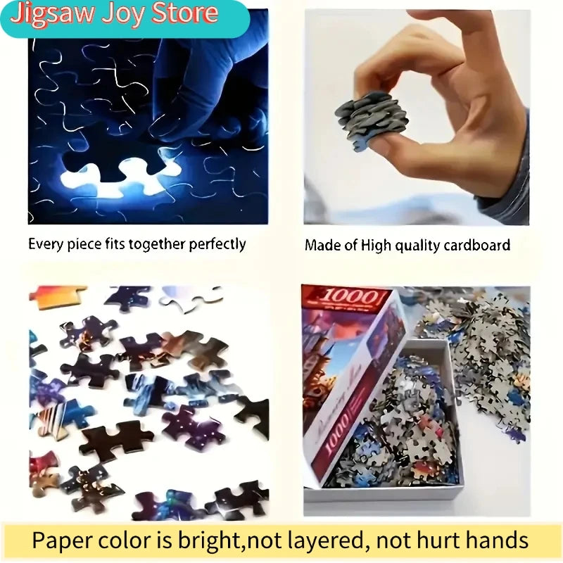Glowing Tree of Life Puzzle – Large Multi-Color Challenge for Families