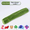 100-Piece Chenille Stem Pipe Cleaners for Crafts & Decor