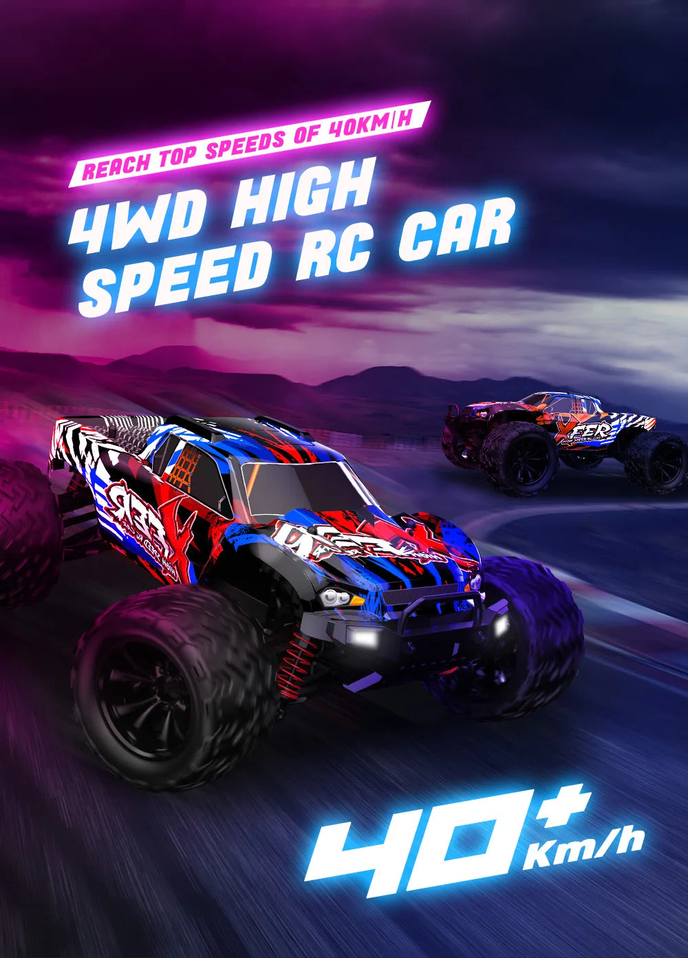 1:16 Scale Remote Control Off-Road Monster Truck