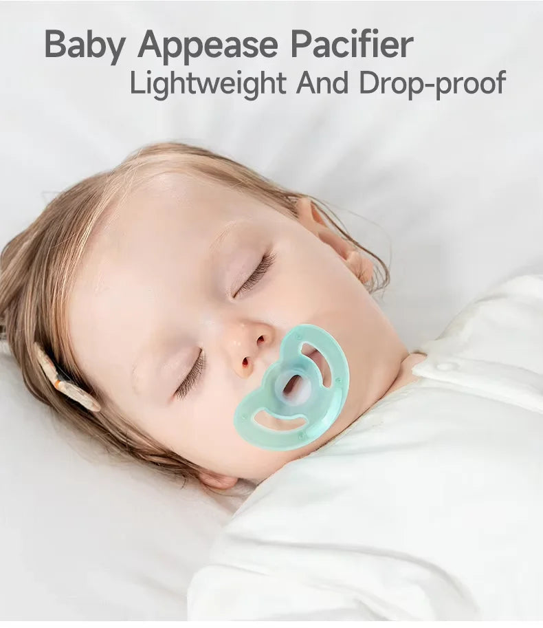 Soft Silicone Baby Pacifier – BPA-Free Soother for Day & Night