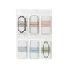 A pack of vintage scrapbook paper sheets for journaling and DIY crafts in various designs.