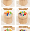 Wooden Montessori Color Sorting Toy for Toddlers