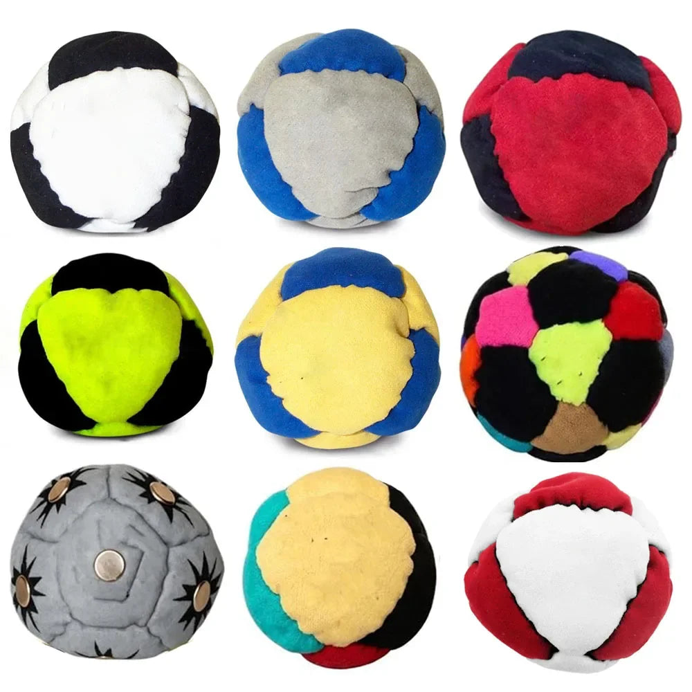 Handmade Crochet Hacky Sack Footbag Set